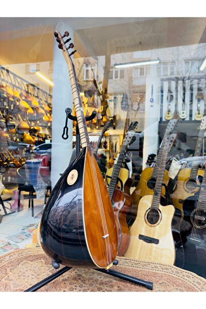 PENA MÜZİK Kısa Sap Tam Profesyonel Pelesenk Bağlama 40.5 Tekne Jak Girişli