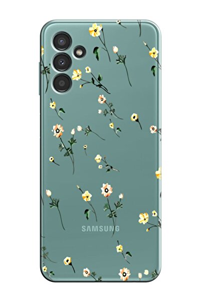 frondcase حافظة هاتف سامسونج A34 شفافة مع زهور