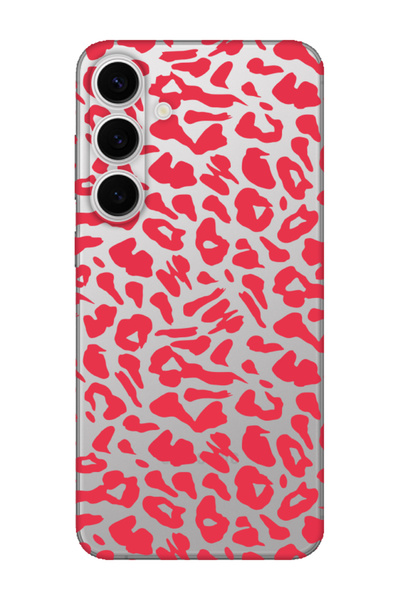 frondcase حافظة هاتف سامسونج S24 بلس شفافة بنمط الفهد