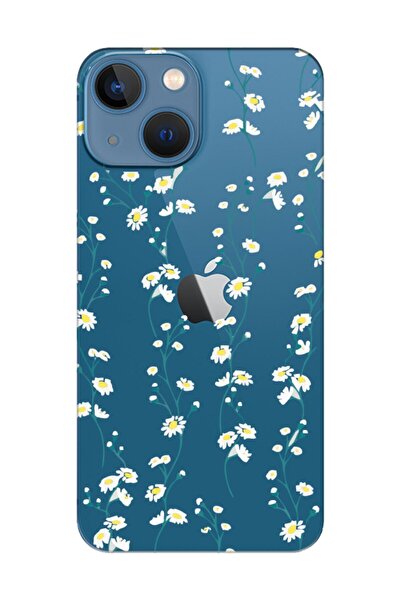 frondcase حافظة هاتف شفافة لهاتف آيفون 13 ميني ديزي كرمة