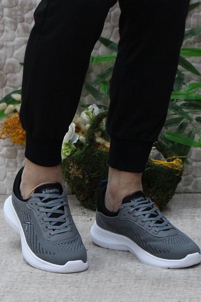 Kinetix Thanos Tx Gri Negru Produs original Pantofi sport confort pentru bărbați