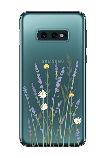 frondcase Samsung S10e Lavanta Şeffaf Telefon Kılıfı