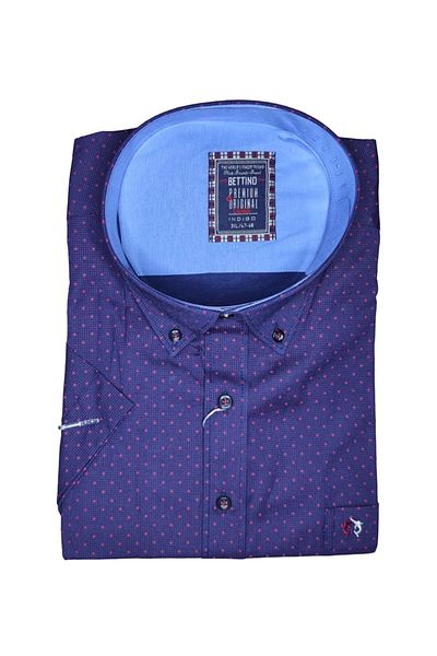 marufshop Ανδρικό κοντομάνικο πουκάμισο Lycra κατάλληλο για μεγάλο μέγεθος 125 κιλών