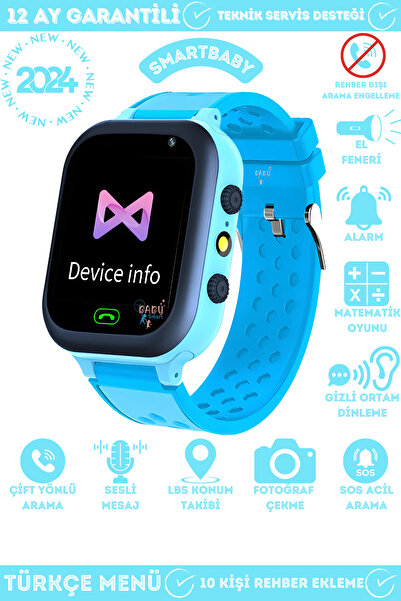 Smart Baby Q21 Akıllı Çocuk Takip Saati, Sim Kartlı Arama, Kameralı, S.O.S ve...