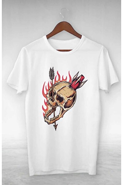 PERISENSE Tricou oversize unisex femei/bărbați - imprimat cu capul uscat