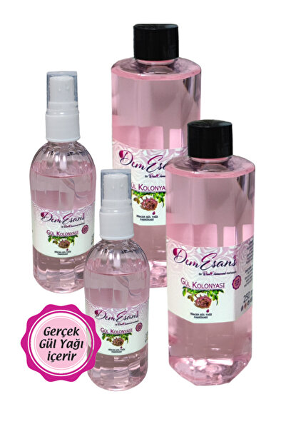Dem Esans DemEsans GÜL Kolonyası 100 ml Sprey 2 li - 250 ml 2 li