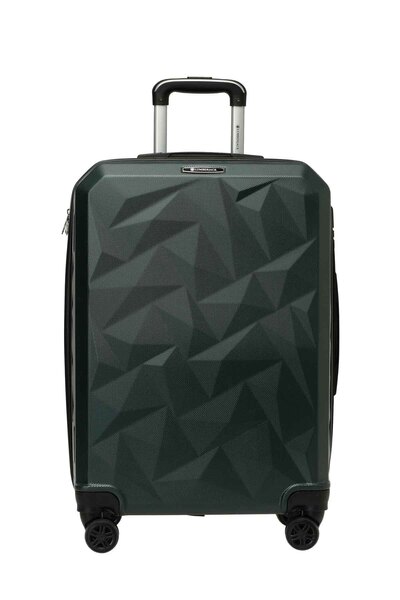 lumberjack HEXAGON -B ABS 4FX Haki Unisex Büyük Boy Valiz