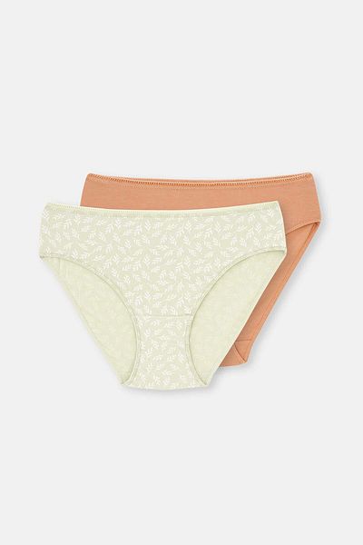 Dagi 2-teiliges Baumwoll-Slip-Set für Damen