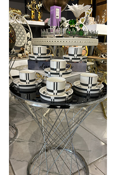 Masal Home Plaid luxury coffee cup set