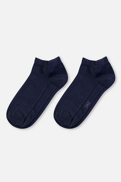 Dagi Marineblaue Booties-Socken aus Baumwolle für Herren