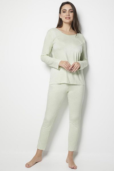Doremi Σετ γυναικείες πιτζάμες Water Green Lycra