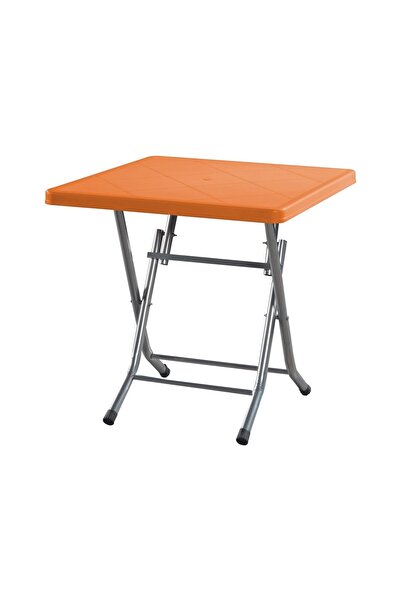 nar sokağı 80x80 Metal Ayaklı Katlanabilir Bahçe Balkon Masası