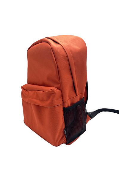 Differ Studio Orange Water Resistant Unisex Daily Bag - Zippered and Pocketed, Large Internal Volume