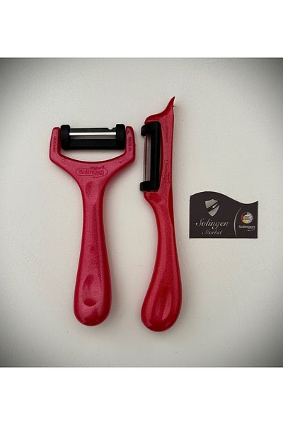 Solingen Pink Sparkle Peeler Set