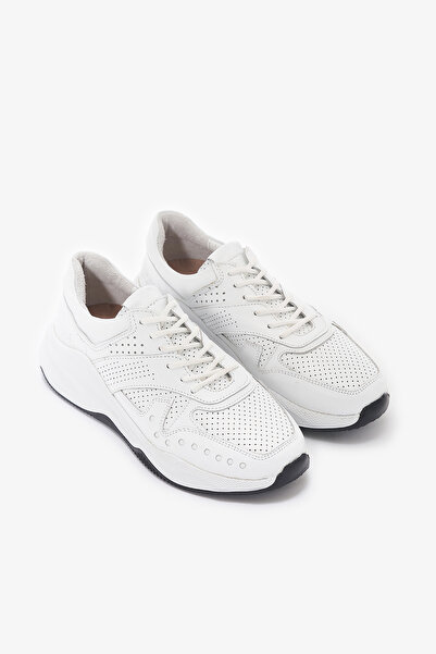 Louis Cardy Nixus White Genuine Leather Women's Sneakers