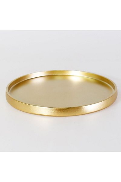 Selim Victoria Round Tray Gold