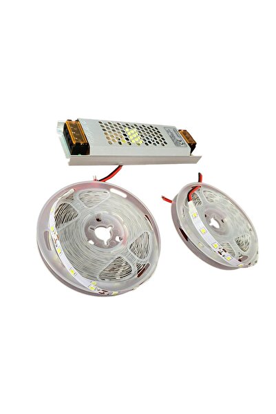 TMA LED AYDINLATMA ŞERİT LED BEYAZ IŞIK 10 METRE + 12,5A ULTRASLİM ADAPTÖR