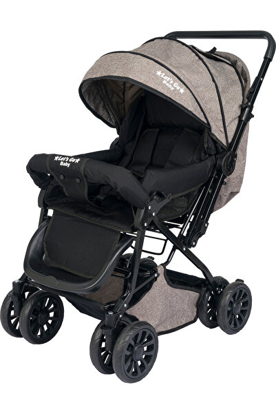 LETS GO BABY Berre Çocuk Ergonomik Bej Bebek Arabası