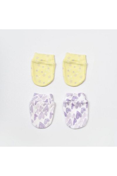 Biorganic Love You Baby 2-Pack Baby Gloves 72181