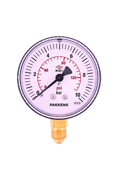 Pakkens MANOMETRE Ø63 10 BAR