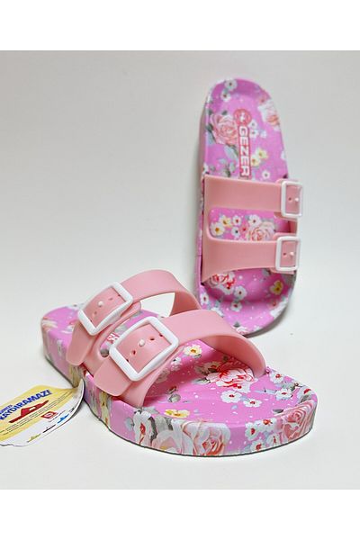 GEZER Anatomical Sole - Adjustable Buckle Beach, Pool, Balcony and Terrace Bathroom Home and Street Slippers