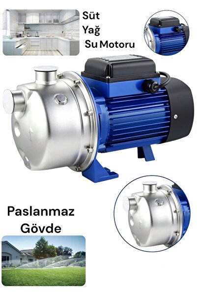 SCHUTZENGER 2 HP BAKIR SARGI SÜT YAĞ SU AKTARMA OTOMATİK HİDROFOR 70 METRE Dİ...