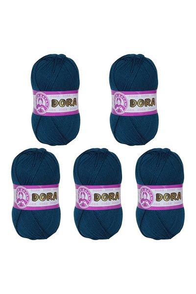 Ören Bayan Petrol Blue Dora Knitting Lanyard - Pack of 5 (101)