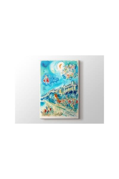 Genel Markalar Marc Chagall - Bataille De Fleurs Tablo 40 X 30 Cm