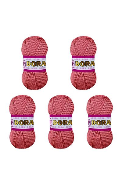 Ören Bayan Mlvx Ören Dora Hand Knitting Yarn 5 Pieces Code/Color: Tulip Pink 121 Blsm