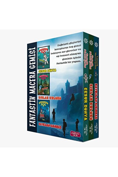 Yediveren Çocuk Fantastik Macera Gemisi 3 Kitap Set Karton