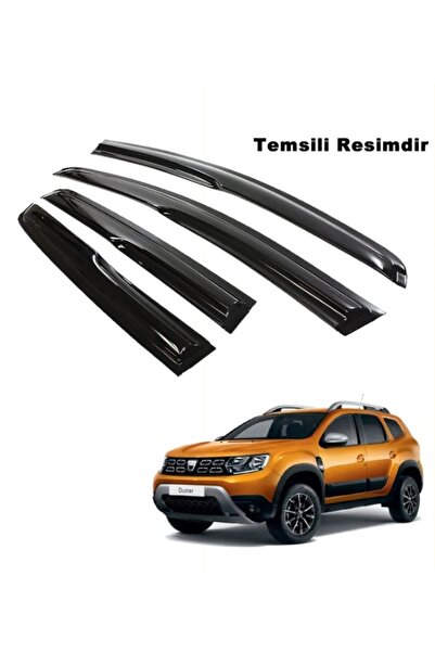 ENGAKSESUAR Dacia Duster Parlak Siyah Mügen Cam Rüzgarlığı 2018 Sonrası Arası...