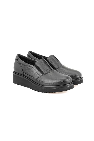 Desa Γυναικεία δερμάτινα casual παπούτσια Honor Black
