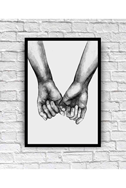 icase Love Aşk El El Holding Hands Εικόνα Ερωτευμένων, Διακοσμητικός πίνακας ...