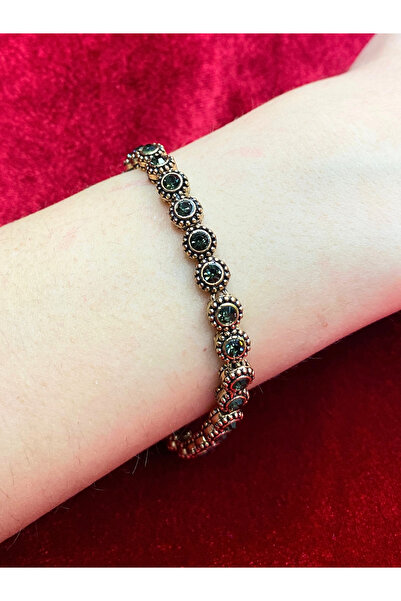 FAYRA ACCESSORIES Zirkon Taşlı Papatya Su Yolu Bileklik