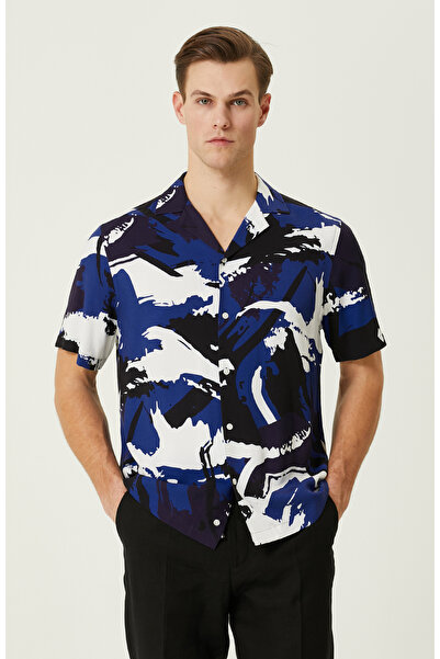 Network Saks Desenli Gömlek