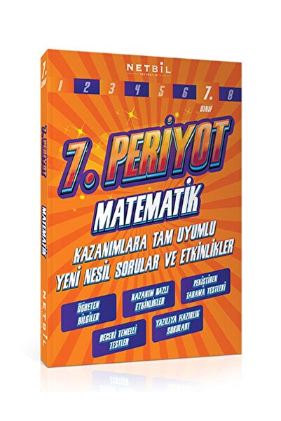 Netbil Yayınları Netbil 7. Sınıf Periyot Matematik Sorular Ve Etkinlikler