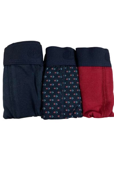 Eros Pijama Eros Compact βαμβακερό σετ μπόξερ 3 τεμαχίων σε μικτό κουτί