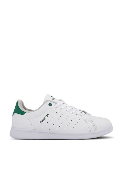 Slazenger PIANO I White Green Women's Sneakers