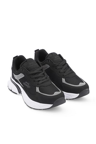 Slazenger ZOSIA Black Dark Gray Women's Sneaker Shoes