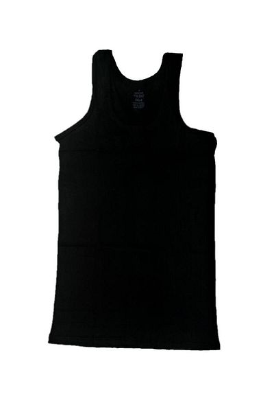 İnci Yıldız 6 Pieces Men's Camisole Ribbed Star Tank Top