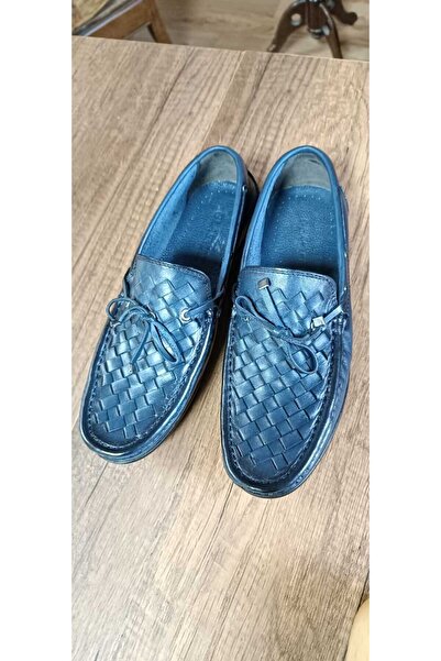 capel hor-se МЪЖКИ РЪЧНО ПЛЕТЕНИ ОБУВКИ ОТ ЕСТЕСТВЕНА КОЖА, СИНИ, С ПО-ДОБЪР ПРИСТЪПКА