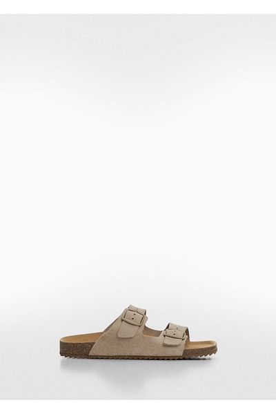 MANGO Kids Buckle leather sandals