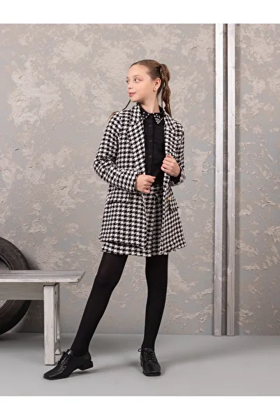 DMB BOYS & GIRLS Girl's 3-Piece Set with Jacket, Shirt and Skirt for 9-15 Years