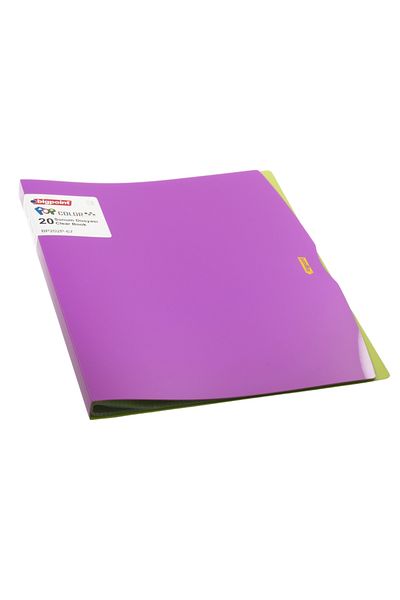 Bigpoint Pop Series Presentation File 20 Packs Purple-Green x 5 Pieces