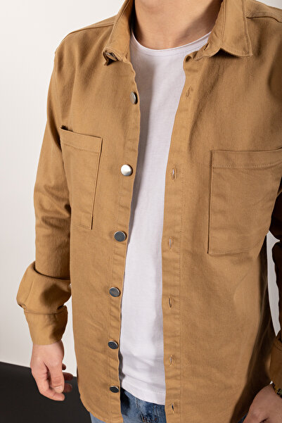 WAMOSSALAPLI ΠΟΥΚΑΜΙΣΟ ΤΖΙΝ GABARDINE