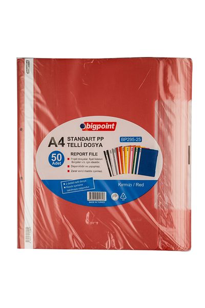 Bigpoint Ring Binder Red 100 Pack