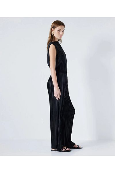İpekyol Black Trousers 3229 - Relaxed Fit