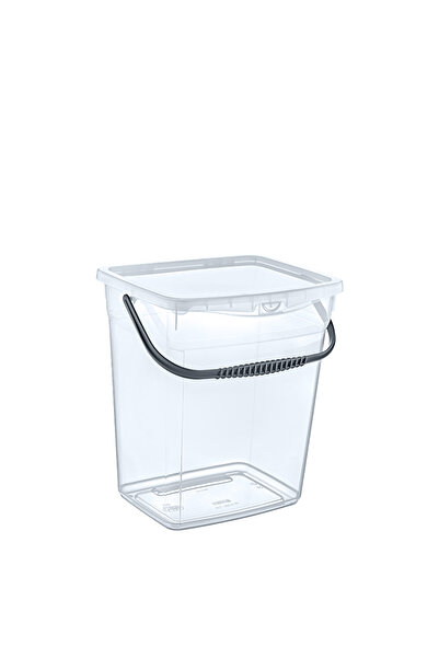 konak züccaciye Detergent Box with Transparent Lid 6 L