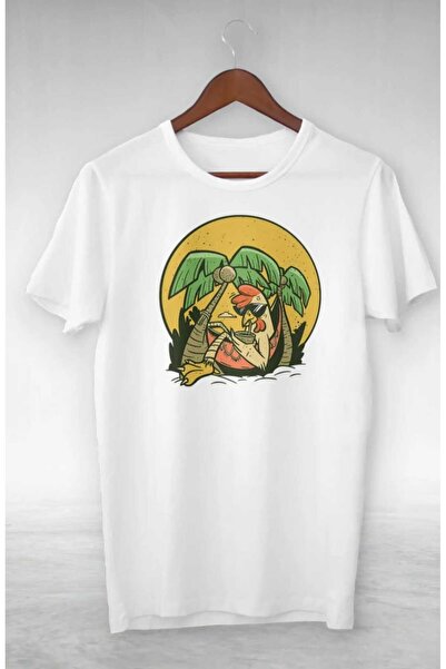 PERISENSE Tricou oversize, unisex, pentru bărbați, cu imprimeu cu palme