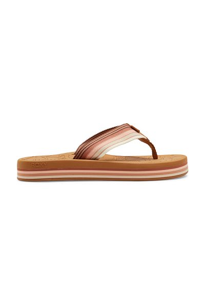 Roxy Sport-Hausschuhe ARJL100899 AGAVE GRÜN VERY VISTA STRIPE